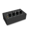 4 Channels Mini Headphone Amplifier HA400 Ultra-Compact Stereo Audio Amplifier With Power Adapter 10MHz Earphone Amp for Music