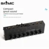 Factory 8channels audio Headphone Amplifier mixer HA800 metal Stereo Earphone Splitter AMP 4 channels for Music Mixer Recording