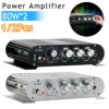 ST-838 HiFi 2.1 Channel Power Amplifier Bass and Treble Adjustment 80W*2 Stereo Bass Sound Amp Audio Amplifier Mini Media Player