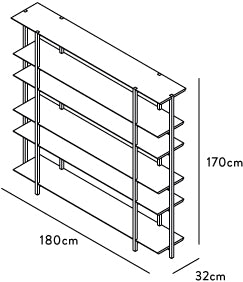 dimensiones librero b3