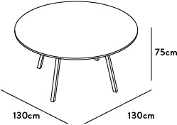 Dimensiones Mesa de Comedor Redonda